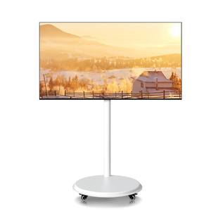 24-55 inch TV đứng màn hình LCD nghiêng dọc cho live <span class=keywords><strong>streaming</strong></span> phòng sống TV giỏ hàng xe đẩy - Product Image 1