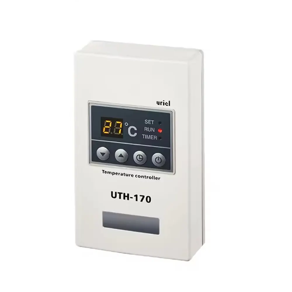 Termo mtermic protezione contro il surriscaldamento Touch chiave funzionamento 100-240V regolatore di temperatura con pulsante leggero termostato ventilcoil