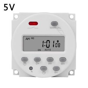 1 secondo Intervallo di 5V 12V 24V 110V 220V Digitale A CRISTALLI LIQUIDI Timer Interruttore di 7 Giorni Alla Settimana relè di Tempo programmabile Programmatore CN101S - Product Image 6