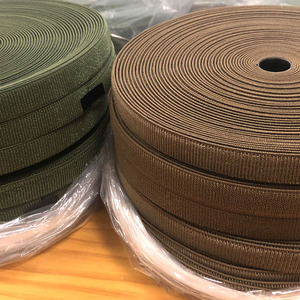 Customized 20mm 25mm Green <strong>and</strong> Tan Colors <strong>Hook</strong> <strong>and</strong> <strong>Loop</strong> Nylon Polyester <strong>Elastic</strong> <strong>Hook</strong> <strong>and</strong> <strong>Loop</strong> for Tactical Product - Product Image 3
