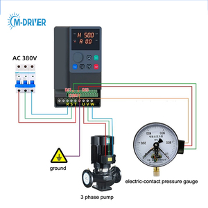 Pompa di controllo della pressione M-driver VFD 15kw variatore di frequenza 3 fasi 20hp 25hp