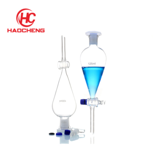 50/60/100/125/250/500/1000/2000/3000ml Laboratory Oil <strong>Separator</strong> Glass Pear Shaped Separating Funnel PTFE Glass