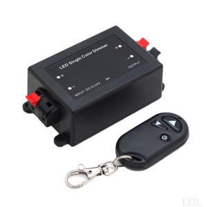 ESannシングルカラー8AワイヤレスRF433mhzリモートDC12V3キーライト調光器コントローラー - Product Image 1