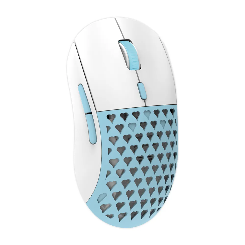 Mouse da gioco Mouse fai-da-te di livello superiore wireless OEM fino a 26000 DPI cablato + Bluetooth + 2.4G Mouse da gioco RGB personalizzato mouse da gioco Ergoenomic