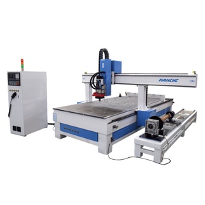 Husillo de 9.0KW, Columpio de 180 grados, máquina enrutadora CNC 3D de 4 ejes, corte de tablero de espuma de PVC, enrutador CNC ATC 1530 2030 - Product Image 1