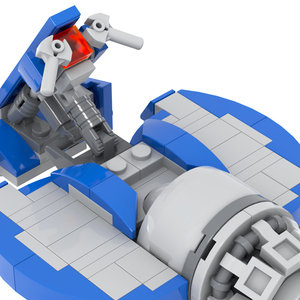 MOC2093フライングモーターサイクルジェネラルグリーブズのコンバットスピーダー111個SF星間戦争映画モデルビルディングブロックキッズおもちゃ
