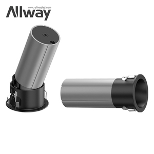 ALLWAY价格优惠铝壳3w 5w 10w室内圆形发光二极管筒灯