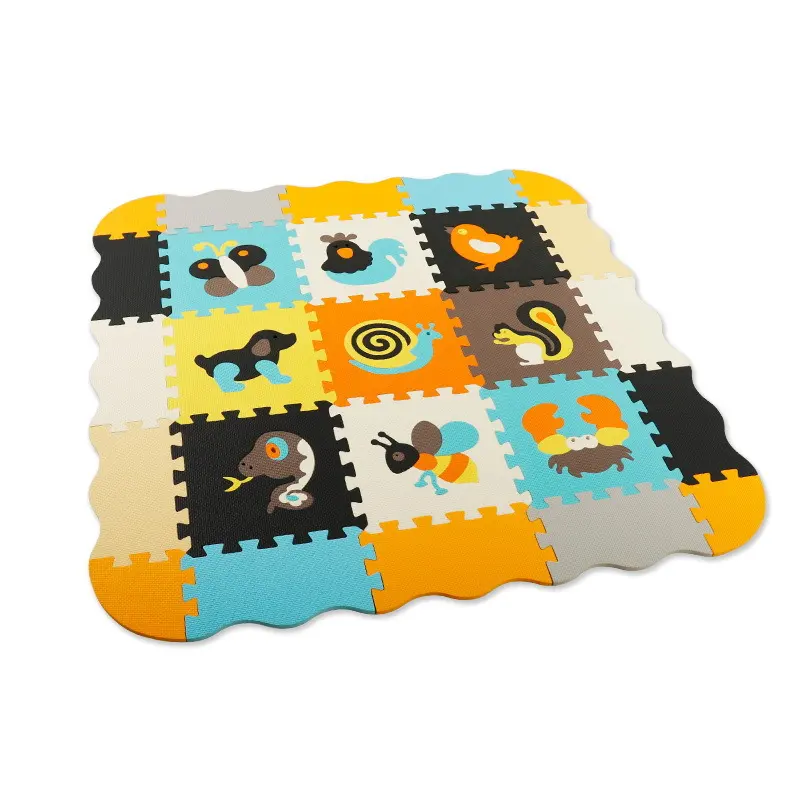 Educational Game EVA Foam Toddler Floor Crawling Rug Carpet Jigsaw Puzzle Baby Play Mat