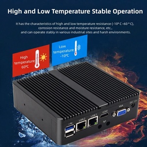 VINCANWO-Mini PC industrial sin ventilador, conjunto de chips Intel de condición nueva y usada, ventilador de mini ordenador con mini PC, 2 unidades - Product Image 2