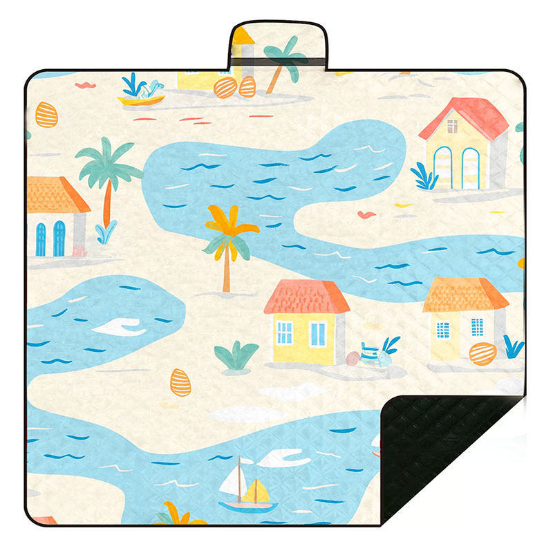 Alfombra de picnic ultrasónica para padres e hijos, un paraíso para disfrutar juntos.