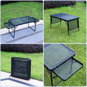 Wellhike xách tay ngoài trời gấp bảng Net đa chức năng trà câu cá dã ngoại cắm trại Bàn cà phê thiết bị nâng lên - Product Image 2