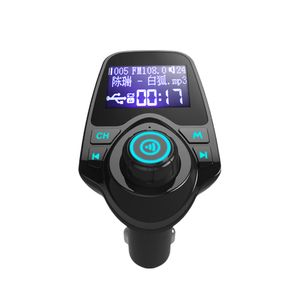 HG T11 kablosuz Bluetooth FM verici Handsfree araç kiti kablosuz Bluetooth adaptörü ile çift USB araç şarjı kiti - Product Image 2