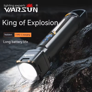 Warsun Outdoor W8000 1000Lm IP44 Linterna con zoom multifuncional Zoom telescópico deslumbrante Linterna de camping con fuentes de luz duales - Product Image 3