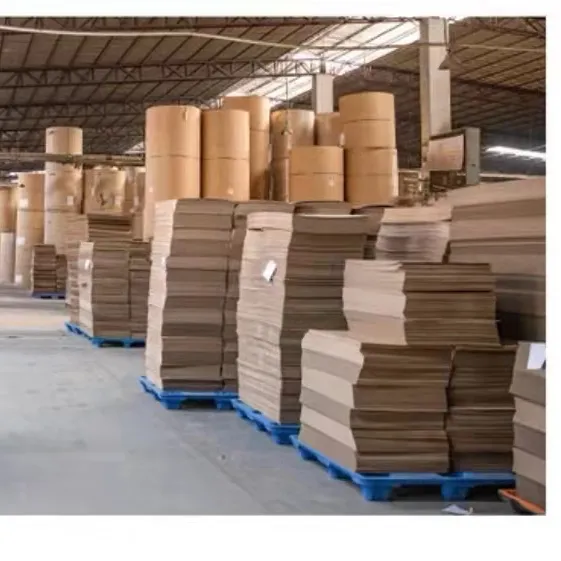 Caixa de papelão de embalagem de caixa enrolada de papel para transporte de bens produtos de transporte atacado durável cajas