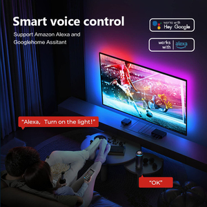 オンラインストアサプライヤー同期TVLEDバックライトイマージョンアンビエントスマートRgbマジックカラーテレビバックライトストリップ、ファンシー同期ボックス付き - Product Image 5