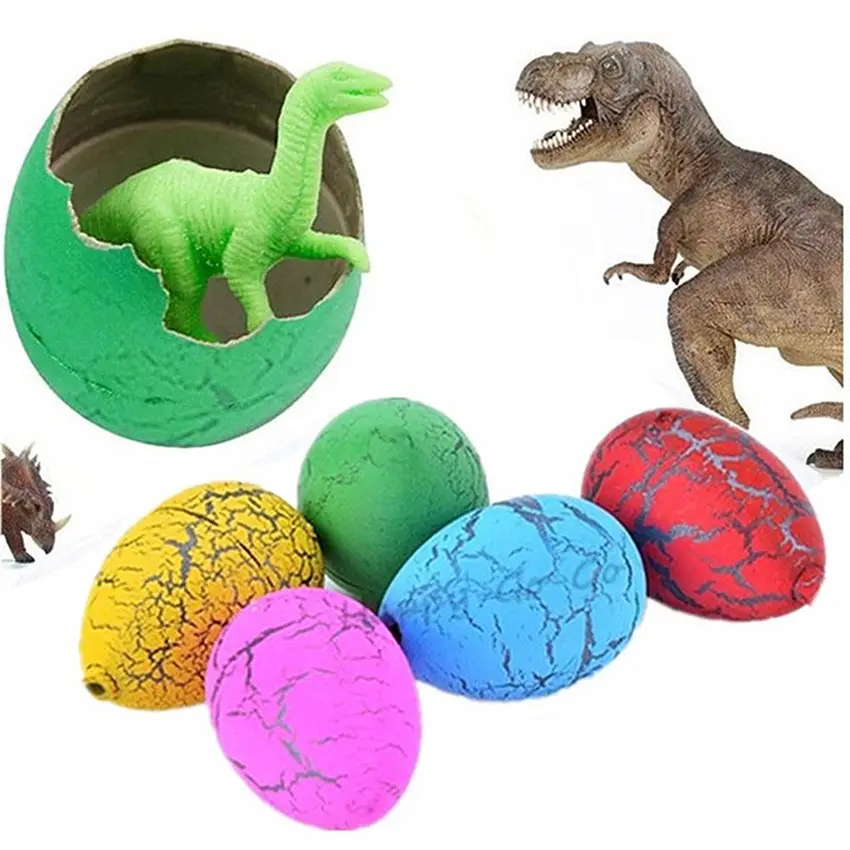 Novità Gag Toys giocattoli per bambini Cute Magic cova uova di dinosauro animali in crescita per bambini giocattoli educativi regali