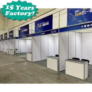 China Expo Booths 3x3 cabina de exposición de aluminio diseño Shell Scheme Booth - Product Image 4