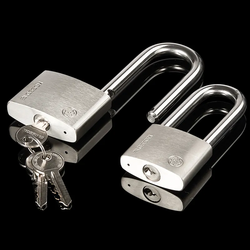 BC92L 50mm Long Shackle factory oem low price lock Candado Pad Lock Candados Padlocks 304 Stainless Steel Waterproof Padlock