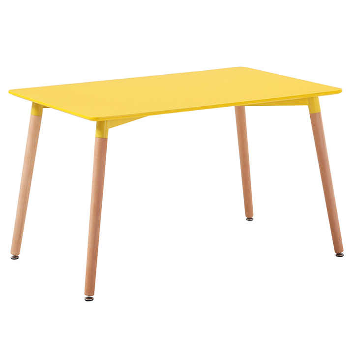 China Home Furniture Modern Rectangular Table Dining Room Sets with Plastic Chair