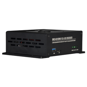 Live Streaming Encoder UHD-12G-<strong>SDI</strong> 4k@60 HD <strong>Input</strong> IP H.265 Video Price Encoder - Product Image 5