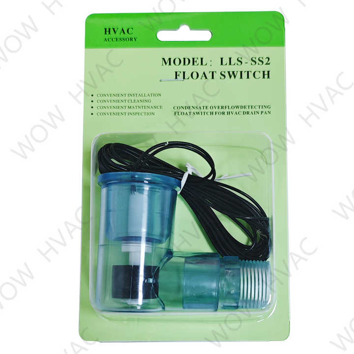 LLS-SS2 Sensor Overflow Level Control Water Level Sensor Switch HVAC Condensation Usage Clear Case