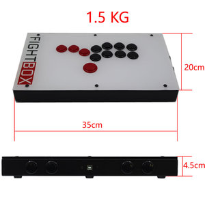 BOARD-UP5ปุ่มทั้งหมดของ Sanwa จอยสติ๊กสำหรับต่อสู้, จอยสติ๊กสไตล์เกมสำหรับ Xbox x/ S/PS5/PS4/พีซี