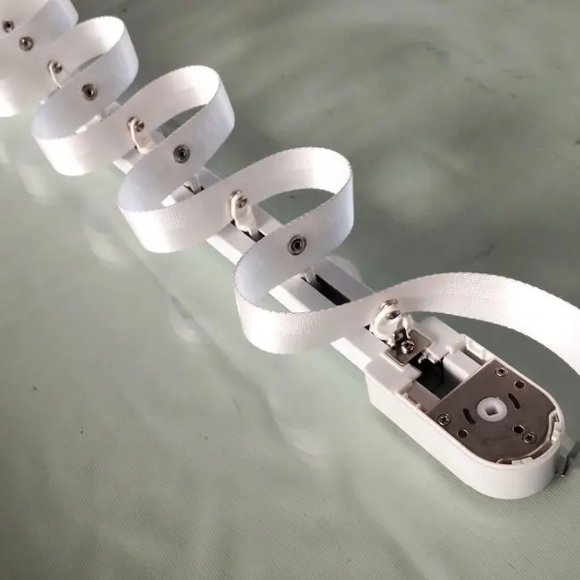 Умные автоматические Моторизованные электрические алюминиевые волнистые складные занавески Alexa S складные занавески трек S волнистые занавески
