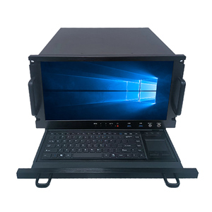 Gabinete de computadora industrial montado en rack con pantalla táctil de 7U de 18,5 pulgadas con fuente de alimentación de Audio, chasis de Control Industrial - Product Image 1