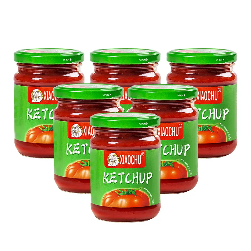 Pâte de tomate de haute qualité et à bon prix fournisseur chinois pour la vente en gros prix d'usine emballé dans des bocaux en verre pâte de tomate