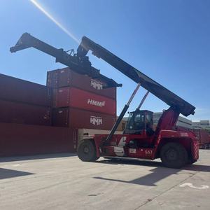 Apilador retráctil de segunda mano, manipulador de contenedores cargado Kalmar, apilador eléctrico de 45 toneladas, recuperador de puertos, equipo de manipulación - Product Image 1