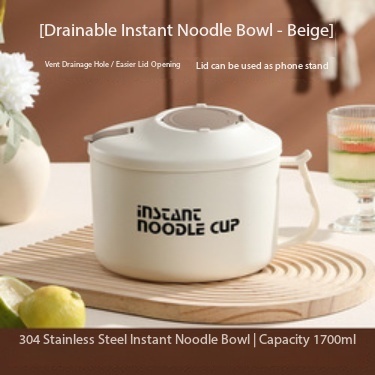 Bianco, formato grande 1700ml - Acciaio 304 originale.