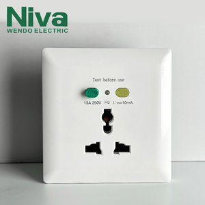 Prese RCD 13A 10mA protezione dalle perdite universali di sicurezza 220v GFCI presa presa interruttore di guasto a terra - Product Image 4