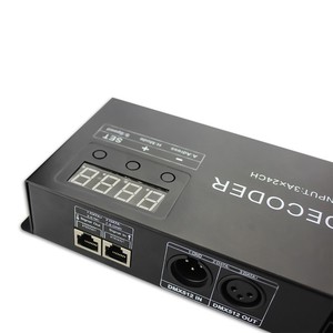 Tira de luces LED RGB RGBW, controlador DMX512, decodificador para tira de luces RGB RGBW, 12V, 24 canales - Product Image 5