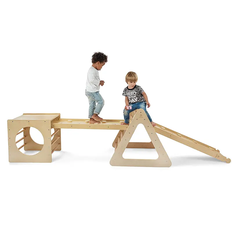 Hongyu quadros de escalada montessori, venda quente para a criança, cor original e colorida