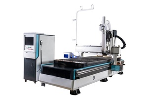 Automatisches Laden und Entladen von Nesting Atc Cnc Router Cnc Schneide maschine Holz fräser für die Herstellung von Küchen schrank türen - Product Image 2