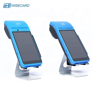 Wisecard T90 Android 12 портативный POS-терминал с сенсорным экраном Встроенный термопринтер NFC Card Reader модуль отпечатков пальцев - Product Image 3
