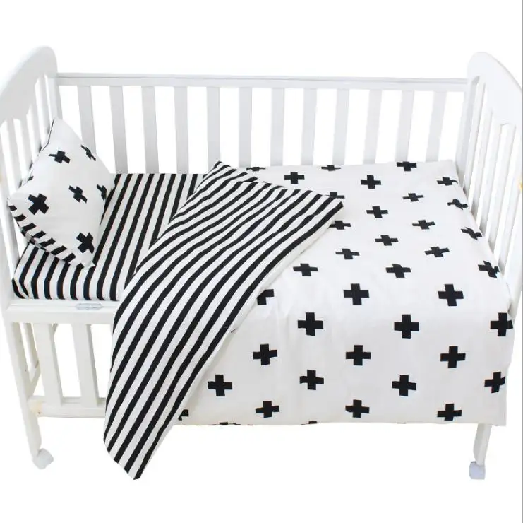 ベビーベッド新生児ベッドリネン用3個寝具セット