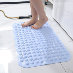 Yeni kaymaz banyo paspas masaj enayi ile PVC duş <span class=keywords><strong>mat</strong></span>ı için vantuz ile banyo tuvalet banyo paspas
