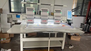 2 Heads Beads/sequins Embroidery Machine with Cap/flat/garment Embroidery Function 12/15 Automatic <strong>Computer</strong> Embroidery Machine - Product Image 6
