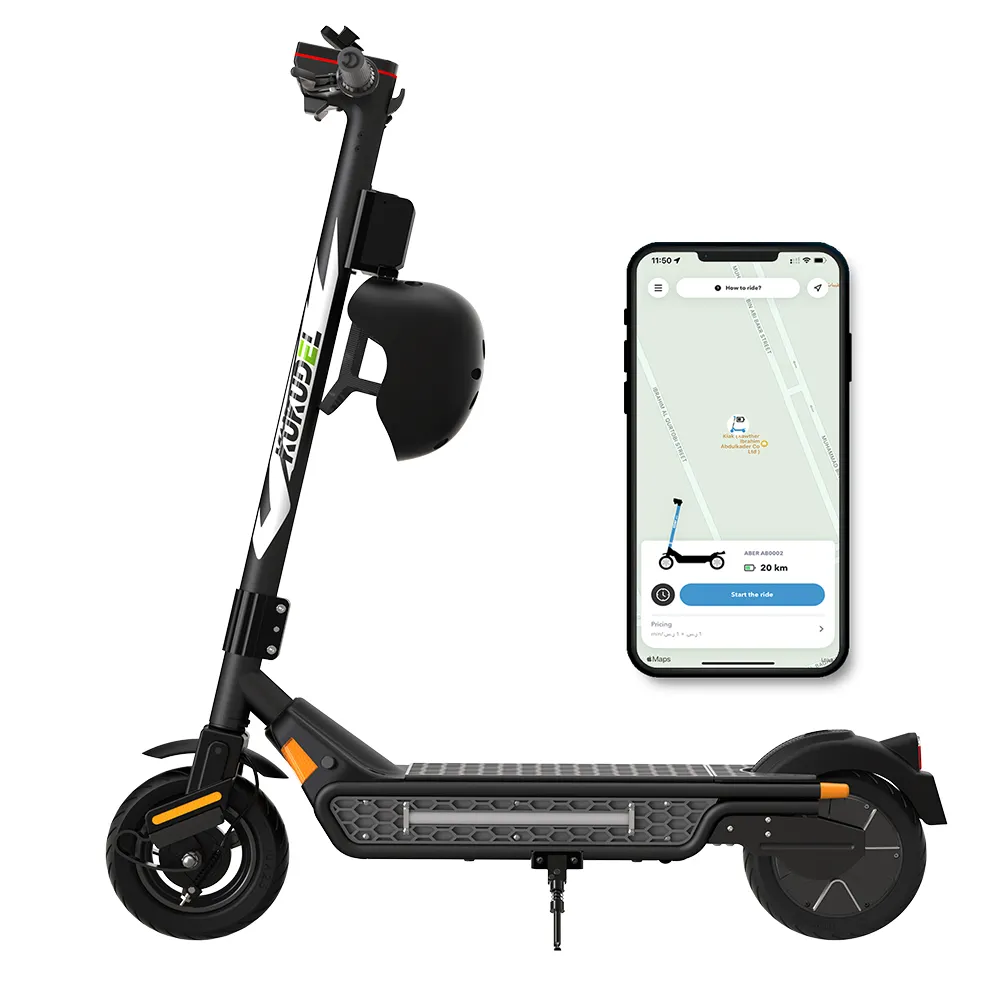 Özel çıkarılabilir pil paket 10 inç yetişkin kamu Gps kiralama e-scooter Iot sistemi elektrikli Scooter paylaşımı E Scooter Sharin için