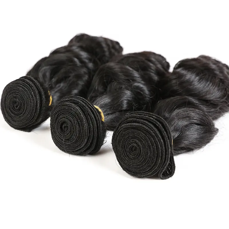 Brazilian Raw Virgin Hair Loose Wave 100% Hair Extension Natural Color 8"-40" Human Hair Weave Bundles