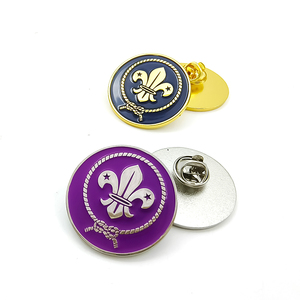 Wholesale Cheap Boy Scouts Activity <strong>Badges</strong> World Membership Merit <strong>Badges</strong> Metal Round Brooch Soft Enamel Support Customization - Product Image 4