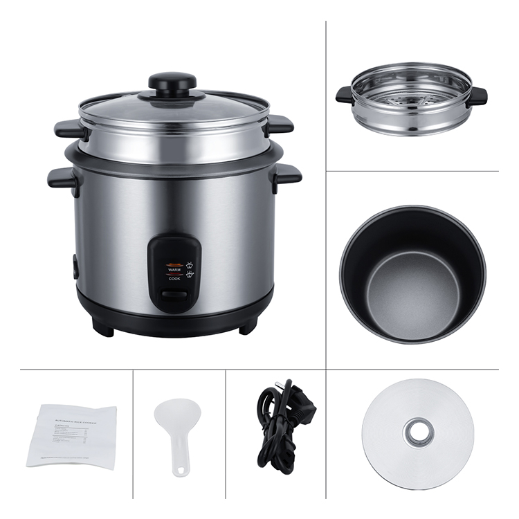 High quality house use 220V/110V stainless steel automatic electric rice cooker