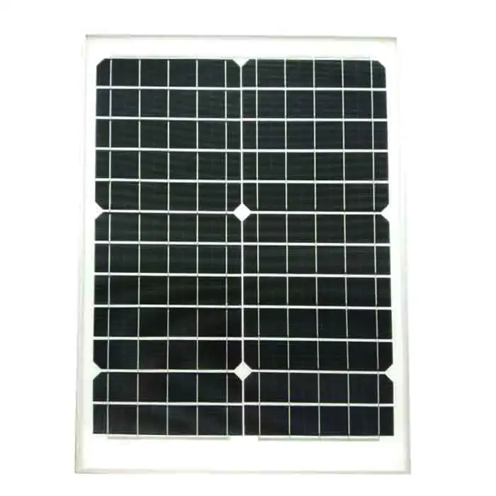 Monocrystalline Silicon Solar Panel 12V 20W, Mono Solar Panel 12V 20W ขนาด: 480*350*17มม.