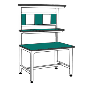 Banco de trabajo de embalaje antiestático personalizado, mesa de trabajo de inspección de línea de montaje de taller de fábrica - Product Image 2