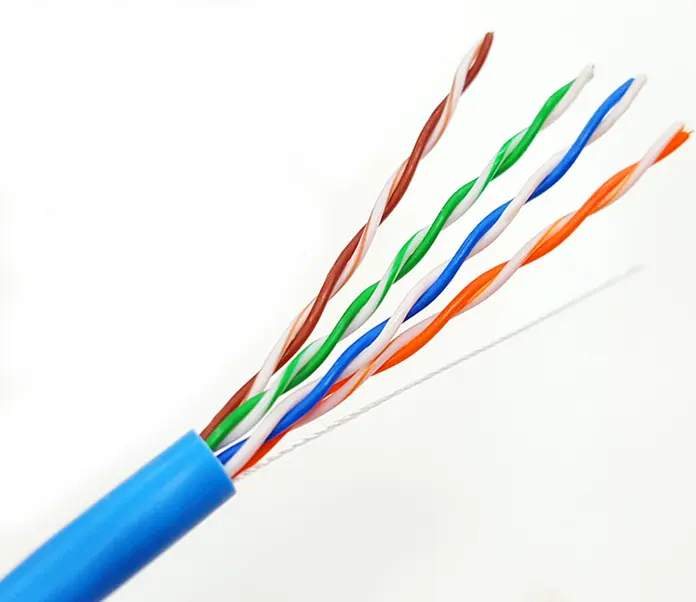 Hot Selling Utp ftp Cat5e Lan Kabel 1000ft Indoor Outdoor 24awg Cca Cat5e Netwerkkabels