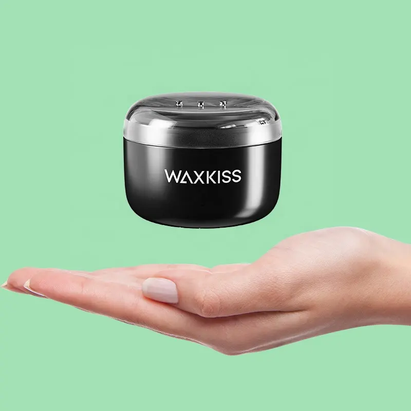 WAXKISS TriSleek 3 в 1, удобный набор для удаления волос, для удаления ушей, для коррекции бровей, восковой нагреватель с восковой фасолью