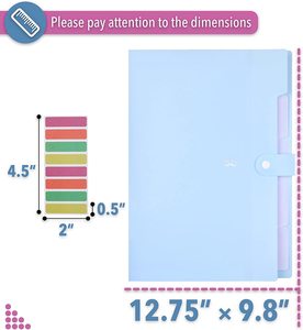 5 Zakken Accordeon Bestand Organizer Multi Pocket <span class=keywords><strong>Expanding</strong></span> <span class=keywords><strong>File</strong></span> <span class=keywords><strong>Folder</strong></span> - Product Image 5