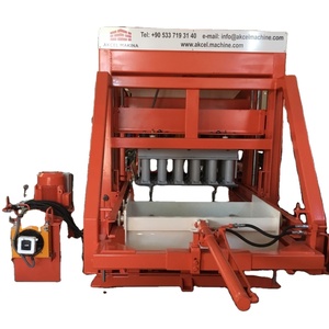 52 kW，半自动，液压动力混凝土砌块成型机 - Product Image 1