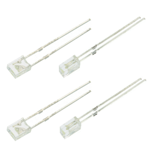 100PCS 2X3X4クリアダイオードライトアソートキットホワイトレッドグリーンブルーイエローコンポーネントDIY234LED - Product Image 2